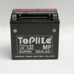 YTX14-BS - acumulator moto Toplite 12V 12Ah