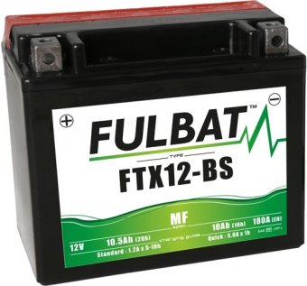 FTX12-BS - baterie moto AGM Fulbat YTX12-BS