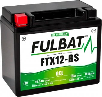 FTX12-BS - baterie moto cu Gel Fulbat YTX12-BS