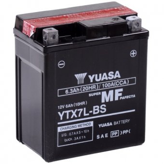YTX7L-BS - acumulator moto Yuasa 12V 6Ah