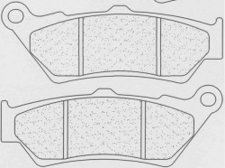 2396A3+ - placute de frana sinterizate Carbone Lorraine - fata