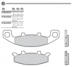BRM 07KA09SP - placute de frana sinterizate Brembo - spate