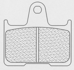 2813RX3 - placute de frana sinterizate Carbone Lorraine - spate