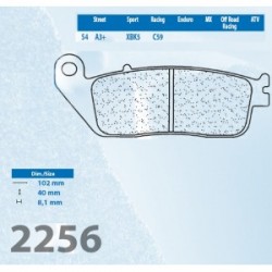 2256XBK5 - placute de frana superbike Carbone Lorraine    fata