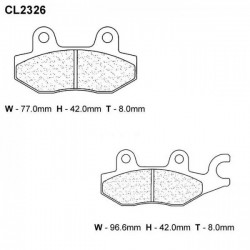 2326A3+ - placute de frana sinter Carbone Lorraine    fata