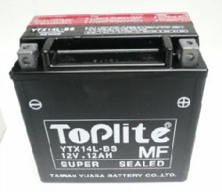 YTX14L-BS - acumulator moto Toplite, Harley Davidson 12V 12Ah
