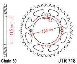 JTR718 - pinion JT Sprockets - 46 dinti