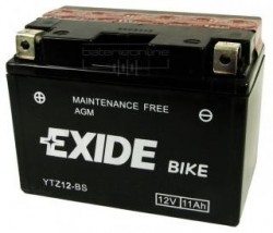 YTZ14-BS (YTZ12S) - acumulator Exide 12V 11Ah