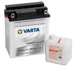 YB12AL-A2 - acumulator moto Varta  (acid inclus) 12V 12Ah