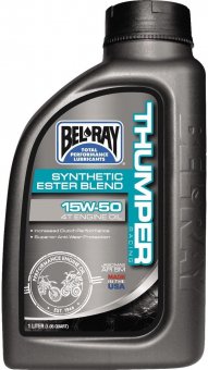 Bel Ray Thumper Racing Syn Ester Blend 4T Engine Oil 15W50, 1 litru