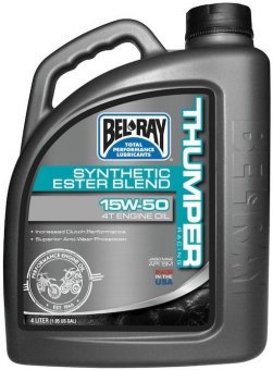 Bel Ray Thumper Racing Syn Ester Blend 4T Engine Oil 15W50, 4 litri