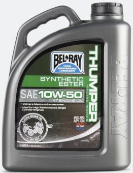 Bel-Ray Works Thumper Racing Synthetic Ester 4T 10W50, 4 litri
