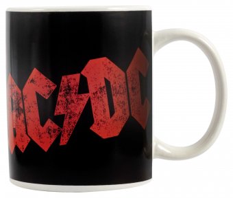 Cana ceramica AC/DC