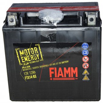 FTX14-BS - baterie Fiamm YTX14-BS