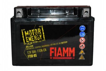 FTX9-BS - baterie moto Fiamm AGM YTX9-BS