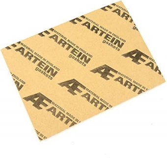 Hartie de etansare vatuita Artein Gasket pentru garnituri, dimensiune 195x475 mm, grosime 0,25 mm