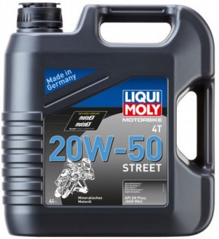 Liqui Moly Motorbike Street 20W50, 4 litri