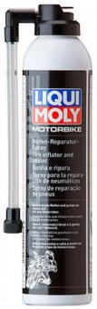Liqui Moly Motorbike Tyre Inflator and Sealer, spray pana 300 ml