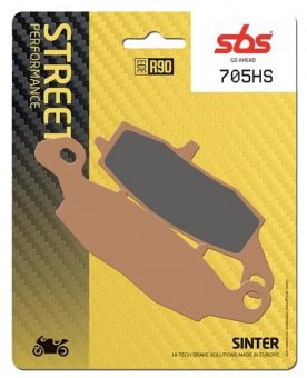 Placute de frana sinter SBS 705HS Street Performance - stanga-fata