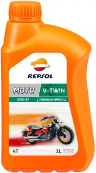 Repsol Moto V-Twin 4T 20W50, 1 litru