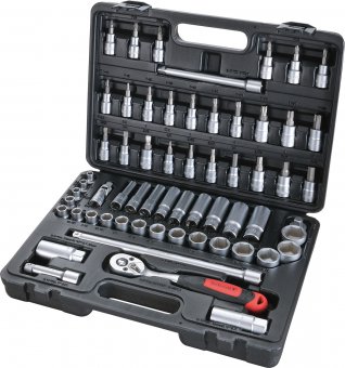 Rothewald Socket Wrench - trusa scule 61 piese, mas. imperiala