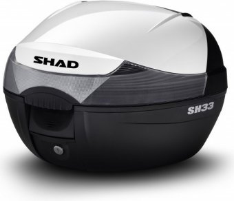 Top case cu capac colorat SHAD SH33 Alb