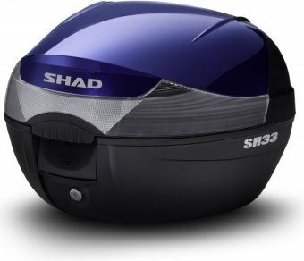 Top case cu capac colorat SHAD SH33 Albastru