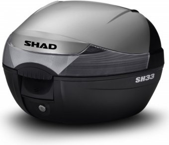 Top case cu capac colorat SHAD SH33 New titanium