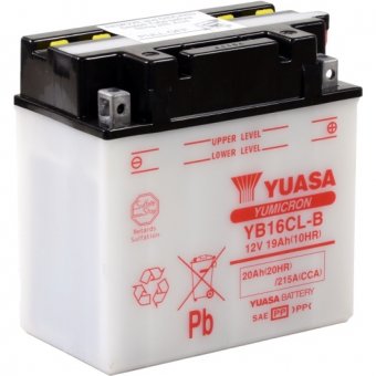 YB16CL-B - acumulator moto Yuasa 12V 19Ah