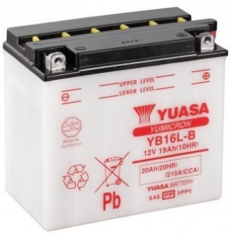 YB16L-B - acumulator moto Yuasa 12V 19Ah