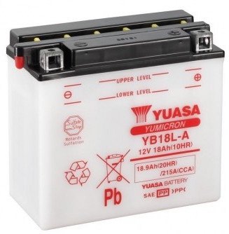YB18L-A - acumulator moto Yuasa 12V 18Ah