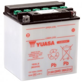 YB30L-B - acumulator moto Yuasa 12V 30Ah