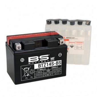 YBTZ14S-BS - acumulator moto BS-Battery 12V 11.2Ah YTZ14S