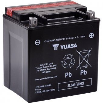 YIX30L-BS - acumulator moto Yuasa 12V 30Ah