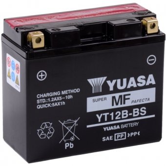 YT12B-BS - baterie moto Yuasa 12V 10Ah