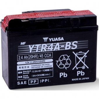 YTR4A-BS - acumulator moto Yuasa 12V 2.3Ah