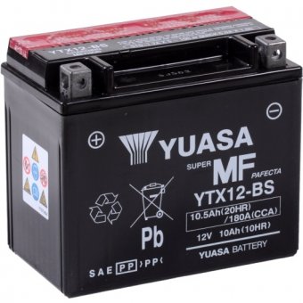 YTX12-BS - acumulator moto Yuasa 12V 10Ah