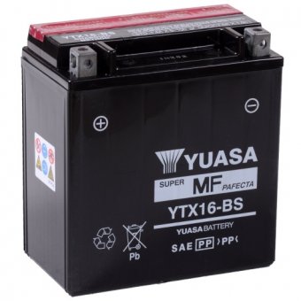 YTX16-BS  - acumulator moto Yuasa 12V 14Ah