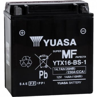 YTX16-BS-1 - acumulator moto Yuasa 12V 14Ah