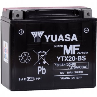 YTX20-BS - acumulator moto Yuasa 12V 18Ah