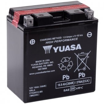 YTX20CH-BS - baterie High Performance Yuasa 12V 18Ah