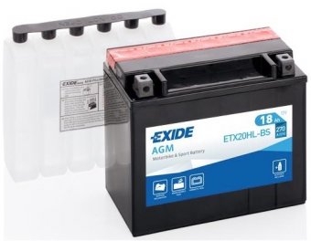 YTX20HL-BS - acumulator moto Exide ETX20HL-BS 12V 18Ah