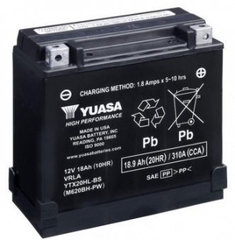 YTX20HL-BS-PW - acumulator moto Yuasa 12V 18Ah