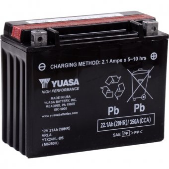 YTX24HL-BS - acumulator moto Yuasa 12V 21Ah