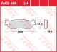 MCB699 - placute frana organice TRW - spate