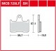 MCB729 SH - placute de frana sinterizate TRW Lucas - spate