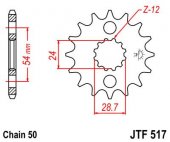116/18/46 - kit de lant DID 530VX auriu - Kawasaki ZX-12R Ninja (an 2000-2006)