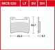 MCB530 LF - placute de frana TRW, spate