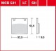 MCB531 - placute de frana organice TRW Lucas - spate