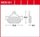 MCB551 - placute de frana TRW - fata